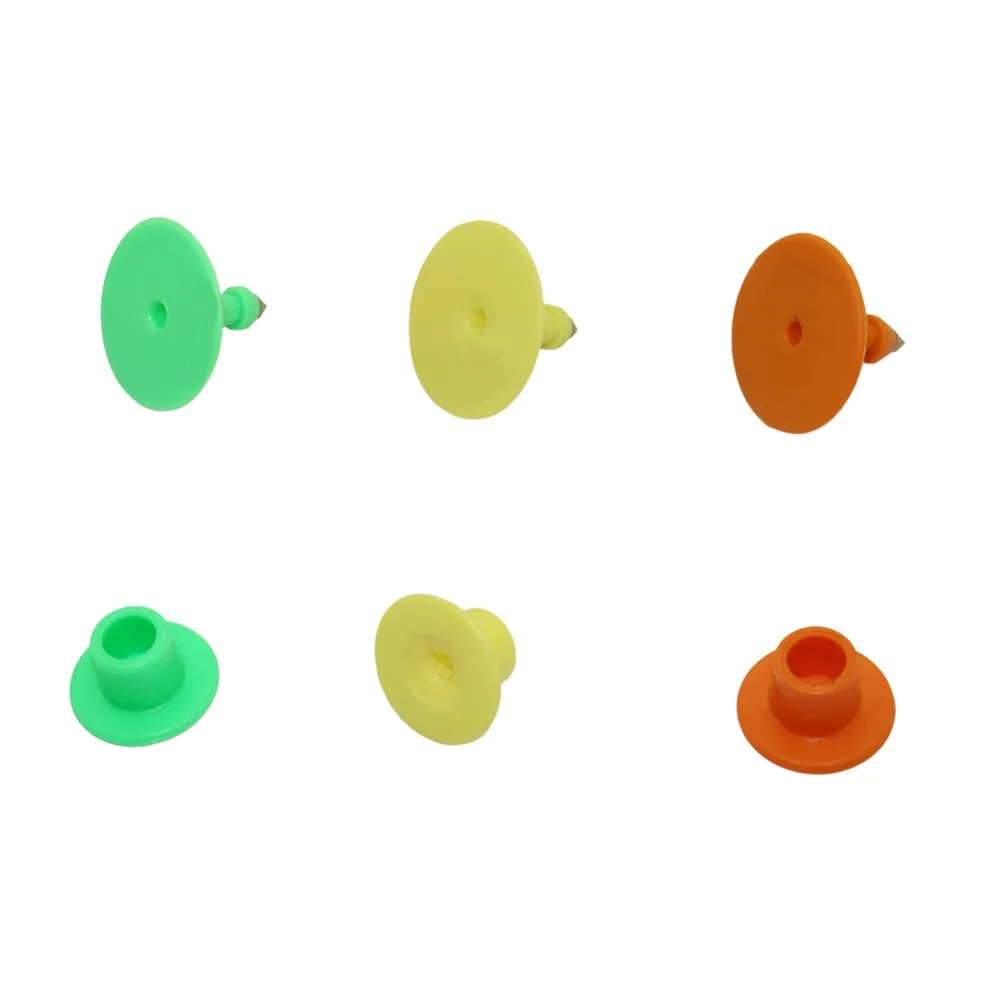 Etiqueta personalizada para oreja de oveja, oreja con etiqueta para impresión láser, nombres, número de teléfono, logotipo de cerdo, ganado, conejo, granja, 100 Uds. - imagen 3