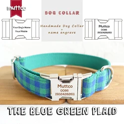 Collar personalizado para perro con etiqueta grabada - ajustable