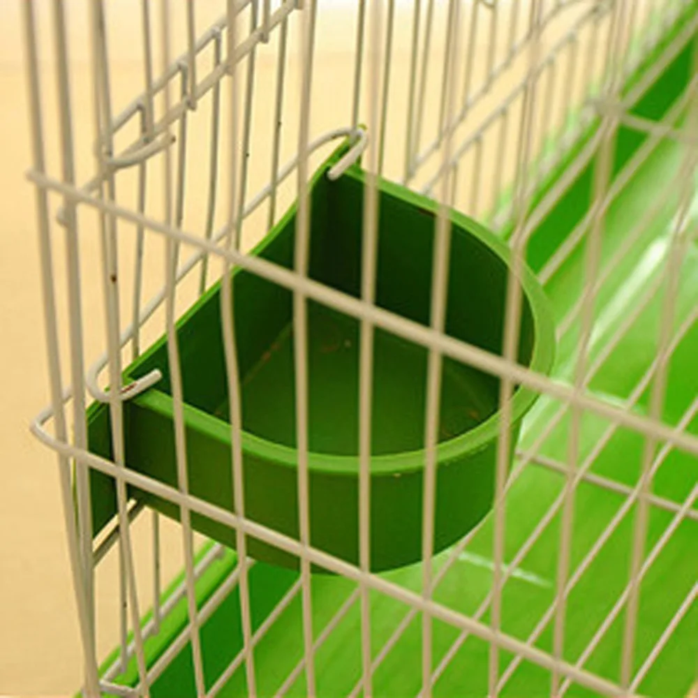 Cajas de comida para jaula de pájaros, comedero para loros, cuenco de agua y comida, taza para periquito, guacamayos, pinzones, comedero para pájaros canarios - imagen 3