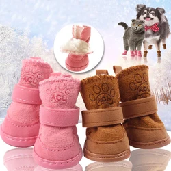 Botas de invierno para perros con suela antideslizante – agarre nieve