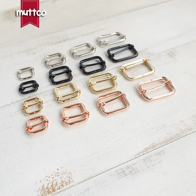 100pcs/lot DIY dog collar 15,20,25,30mm metal adjustable buckle belt buckle handbag bag pet product durable adjuster 4 colors - imagen 4