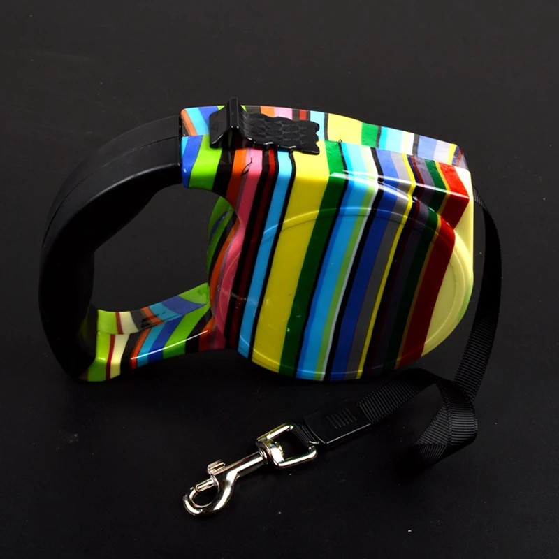 Correa retráctil de 3/5 metros de largo para perro, arnés de plomo para gato y cachorro, cadena de tracción automática, producto animal para perro ZL338 - imagen 4