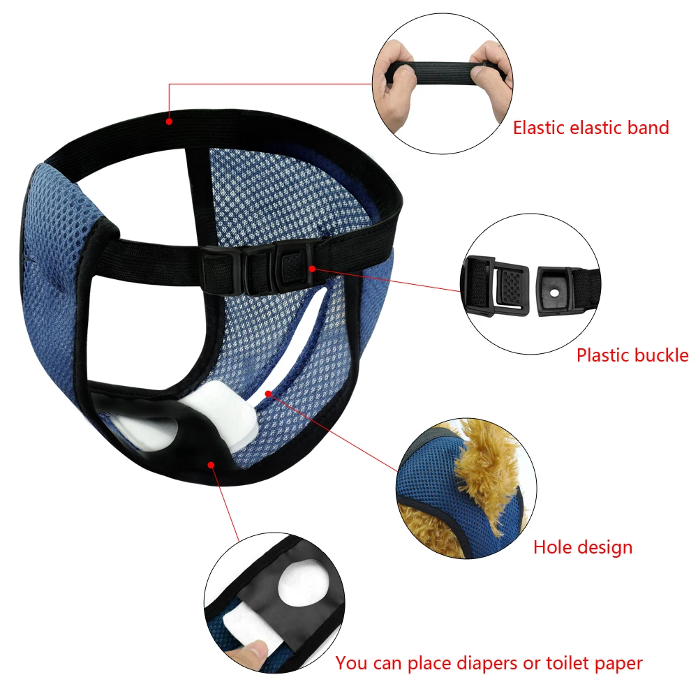 Pañales fisiológicos para perros, bragas sanitarias, pantalones cortos, accesorios para mascotas - imagen 3