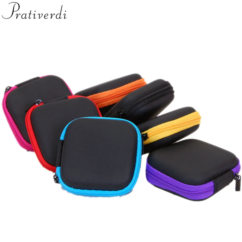prativerdi Zipper Lock Earphone Storage Bag Protective USB Cables Container travel Organizer key Charger Case Coin Money Box1