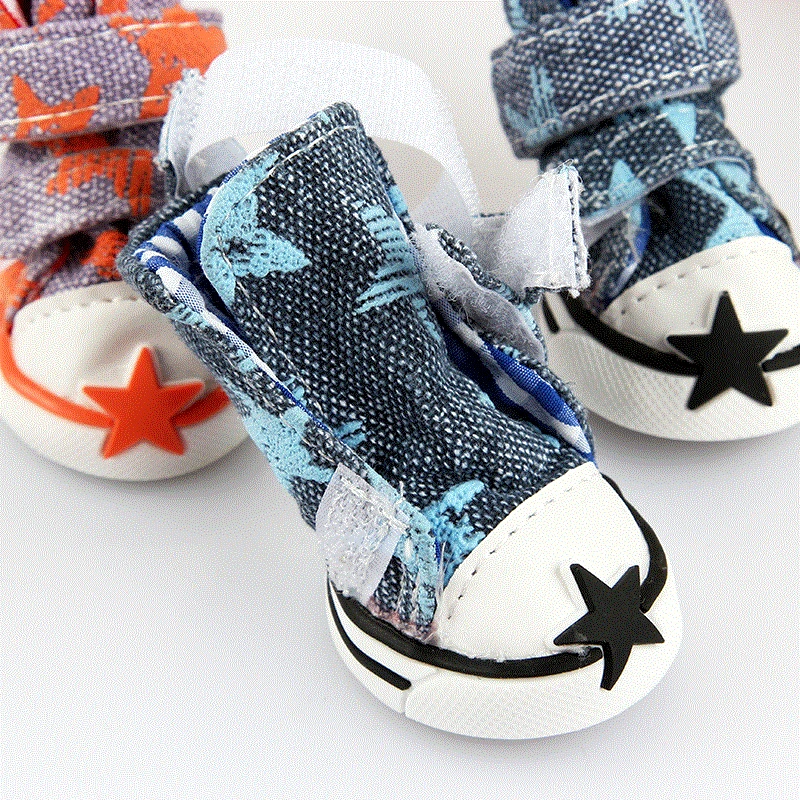 Zapatos transpirables de alta calidad para perros, botas antideslizantes con suelas de tendón de ternera, para primavera y verano, ZL271 - imagen 5