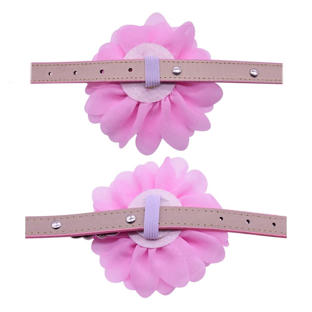 Dijes para Collar de Mascotas con Diseño de Flores Grandes - imagen 4