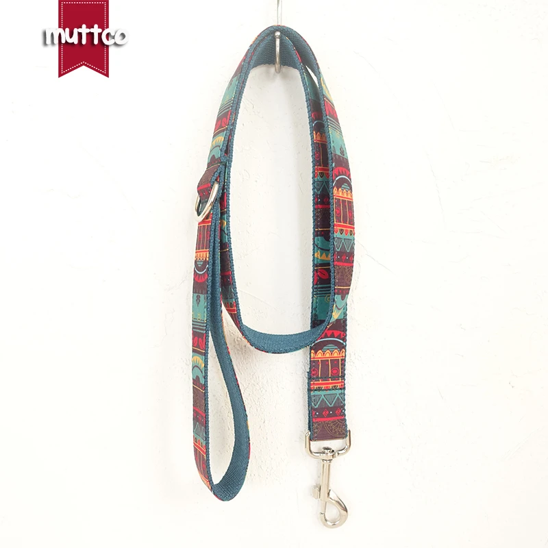 MUTTCO-collar grabado con Nombre de mascota, prenda especial de estilo étnico, hecho a mano, colorido y suave, 5 tamaños, de creación propia, THE MAYA, UDC043 - imagen 3
