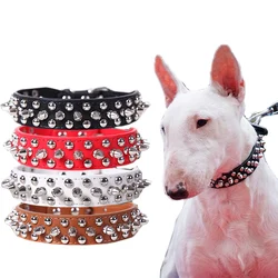 Collar anti mordida con tachuelas para perros
