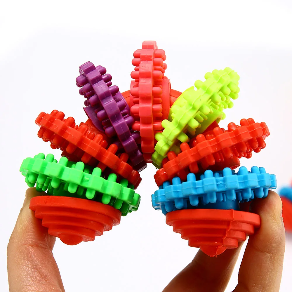 Juguete masticable de goma para perro, resistente al desgaste, interactivo para perros pequeños y grandes, juguetes de dientes limpios, accesorios para mascotas antimordeduras TY0050