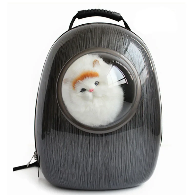 Cápsula espacial acrílica profesional para coche, mochila para gato, ventana de burbujas para gatito, cachorro, portabebés para perros pequeños, bolsas de viaje al aire libre - imagen 4