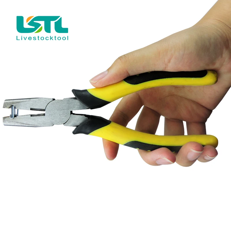 Abrazadera para jaula de aves de corral, alicate de instalación, tarjeta de montaje, hebilla a presión, jaula de conejo, pollo, perro, herramientas de jaula - imagen 5