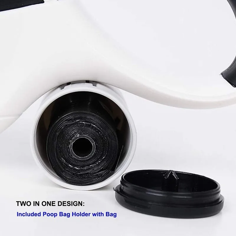 Benepaw-correa retráctil automática para perro, accesorio Premium de 8M para mascotas medianas y grandes, bolsa para caca con soporte extraíble, suministros para mascotas de plomo - imagen 2