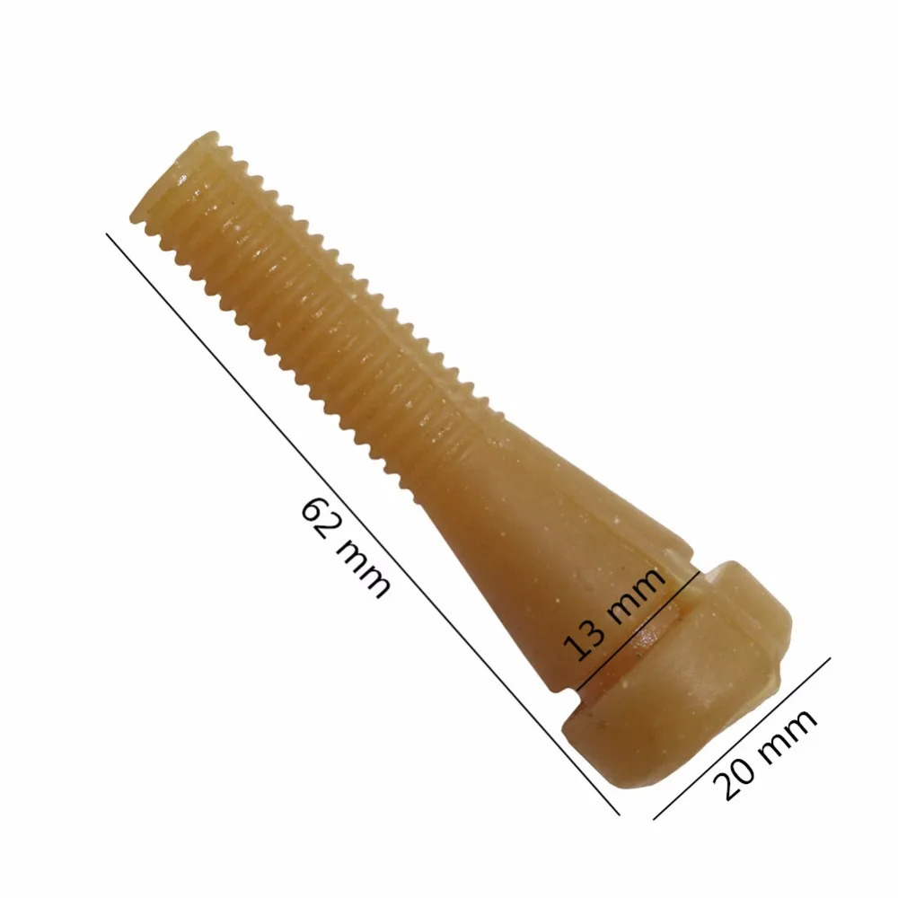 50 Uds varilla de goma para aves de corral paloma codorniz longitud 6,2 cm máquina de eliminación de dedos de goma desplumador de pegamento - imagen 2