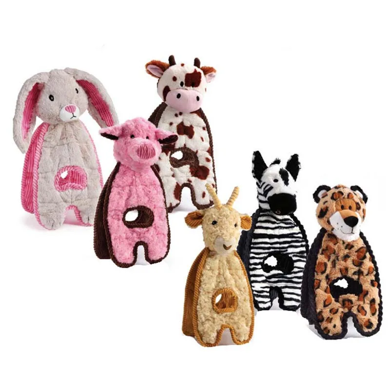 Juguete interactivo de peluche de Animal suave para perros grandes, cachorros, gatos, divertido, resistente a mordeduras, rompecabezas para masticar, suministros para mascotas - imagen 2