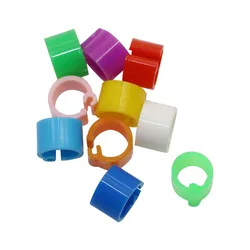 Anillos de identificación para palomas – 6mm, set de 100 anillos