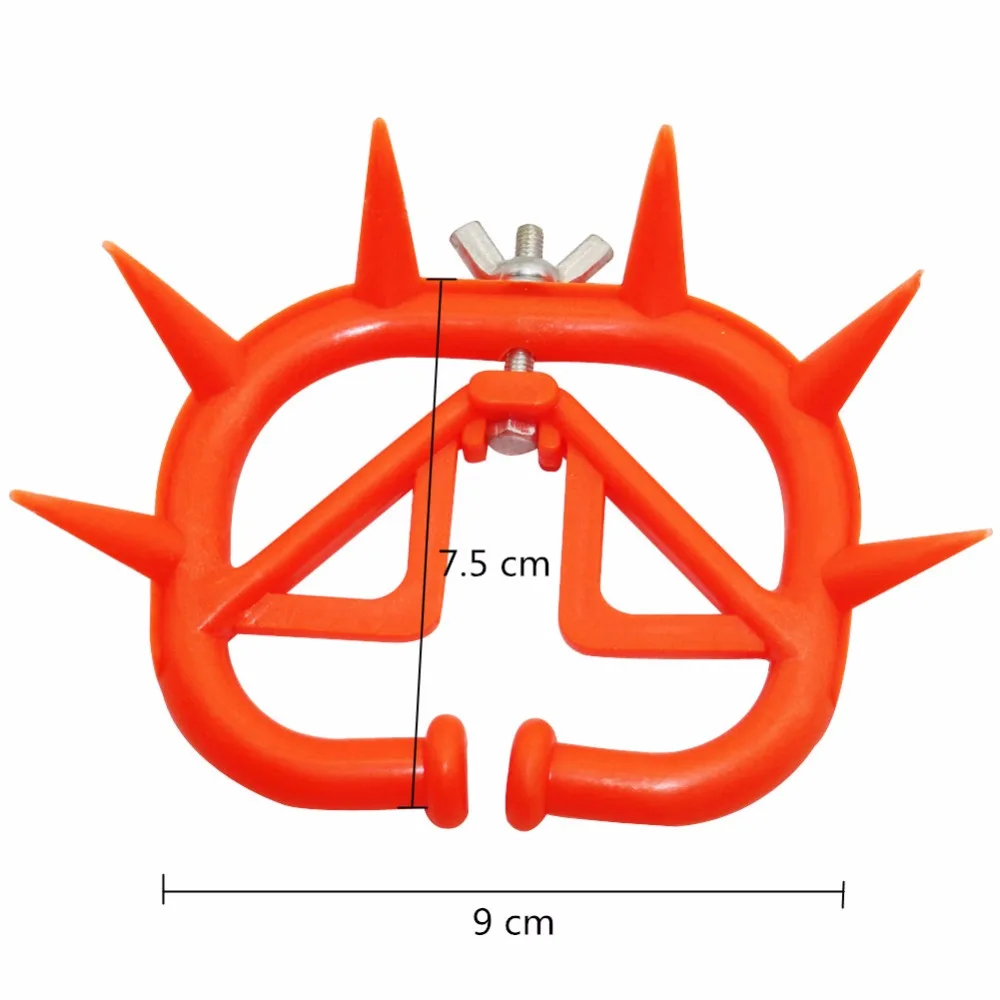 Anillo de nariz de ganado, deshierbe de pantorrilla de plástico, anillos de nariz de ganado de plástico grueso, Kits de parada de ordeño antisucción, equipos para ganado, 5 uds. - imagen 2