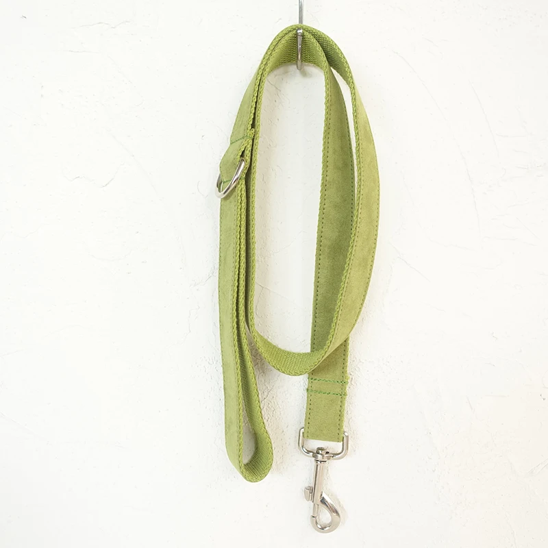 MUTTCO Collar de perro antipérdida de diseño propio al por menor personalizado THE CANDY GREEN collar o correa de perro de poliéster satinado y nailon 5 tamaños UDC030 - imagen 3