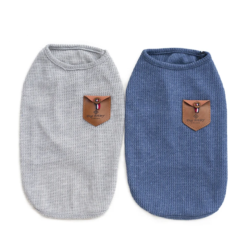 Chaleco de verano para perros pequeños, camiseta transpirable de algodón, abrigo para mascotas, ropa para perros, S-2XL - imagen 2