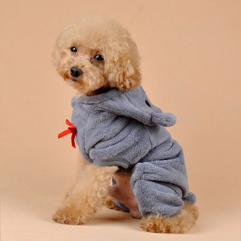 Disfraz de otoño e invierno para perros, ropa cálida para cachorros de amor, chaqueta para cachorros, abrigo, suéter suave de pelusa para cachorros, ropa de Navidad para mascotas - imagen 5