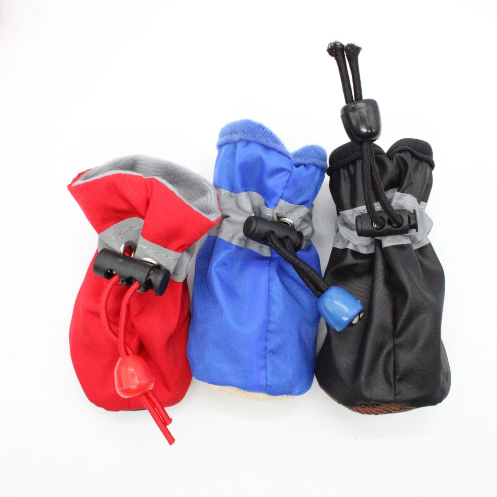 Zapatos antideslizantes para mascotas, botas gruesas para perros pequeños, gatos, Chihuahua, Yorkie, 4 unids/set por juego - imagen 3