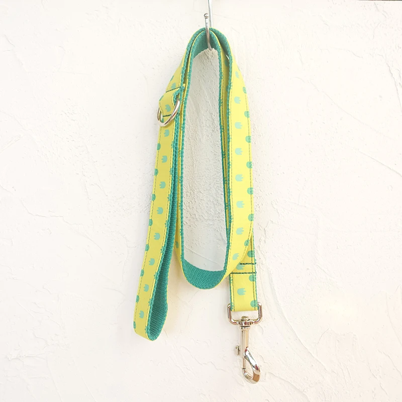 MUTTCO vende al por menor collares de perro de identificación de mascotas personalizados de diseño propio collar hecho a mano THE DINOSAUR FOOTPRINTS 5 tamaños collar de perro UDC052 - imagen 2