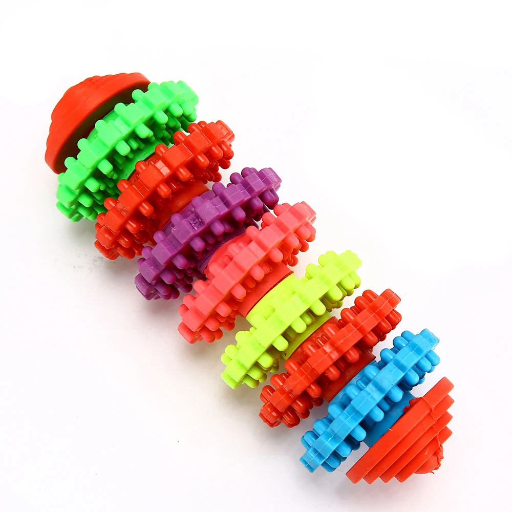 Juguete masticable de goma para perro, resistente al desgaste, interactivo para perros pequeños y grandes, juguetes de dientes limpios, accesorios para mascotas antimordeduras TY0050