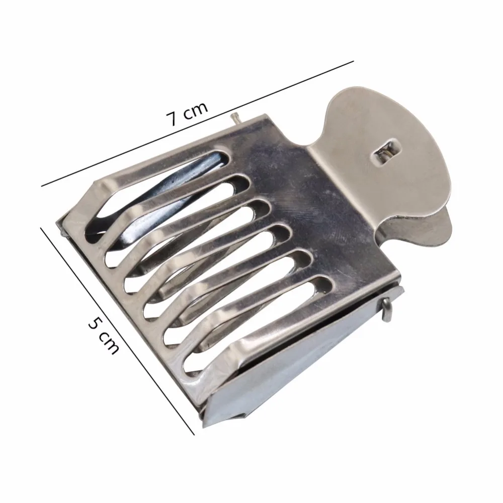 Atrapasueños de reina de apicultura, tipo Clip de captura, prisionero de cría de acero inoxidable, introduzca jaulas de imprisión, jaulas en colonia, herramientas para abejas - imagen 3