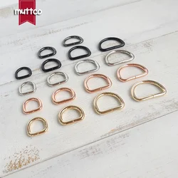 Collar DIY para perro con anillas D y hebilla manual – tallas 15-30 mm
