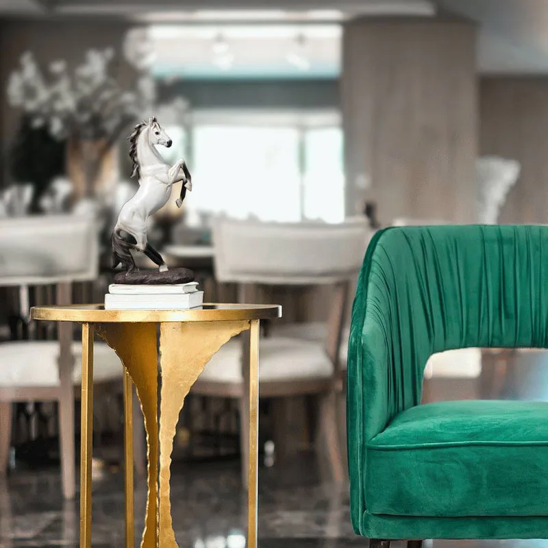 Creative Horse Wedding Decoration Figurines Miniatures Artificial Resin Animal Ornament Vintage Home Decor Valentines Day Gifts - imagen 5