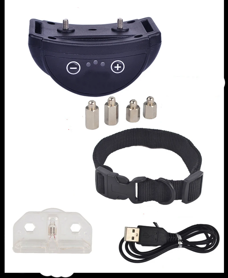 Electronic Automatic dog training collars stop barking collar waterproof vibration charging electric shock collar for pet dogs3