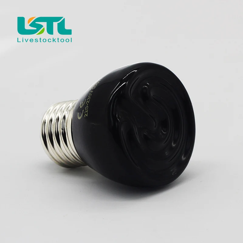 Bombilla de calefacción para mascotas, Mini emisor de cerámica infrarroja, lámpara de calor para reptiles, criador de mascotas, 25W, 50W, 75W, 100W, 200VD20 - imagen 2