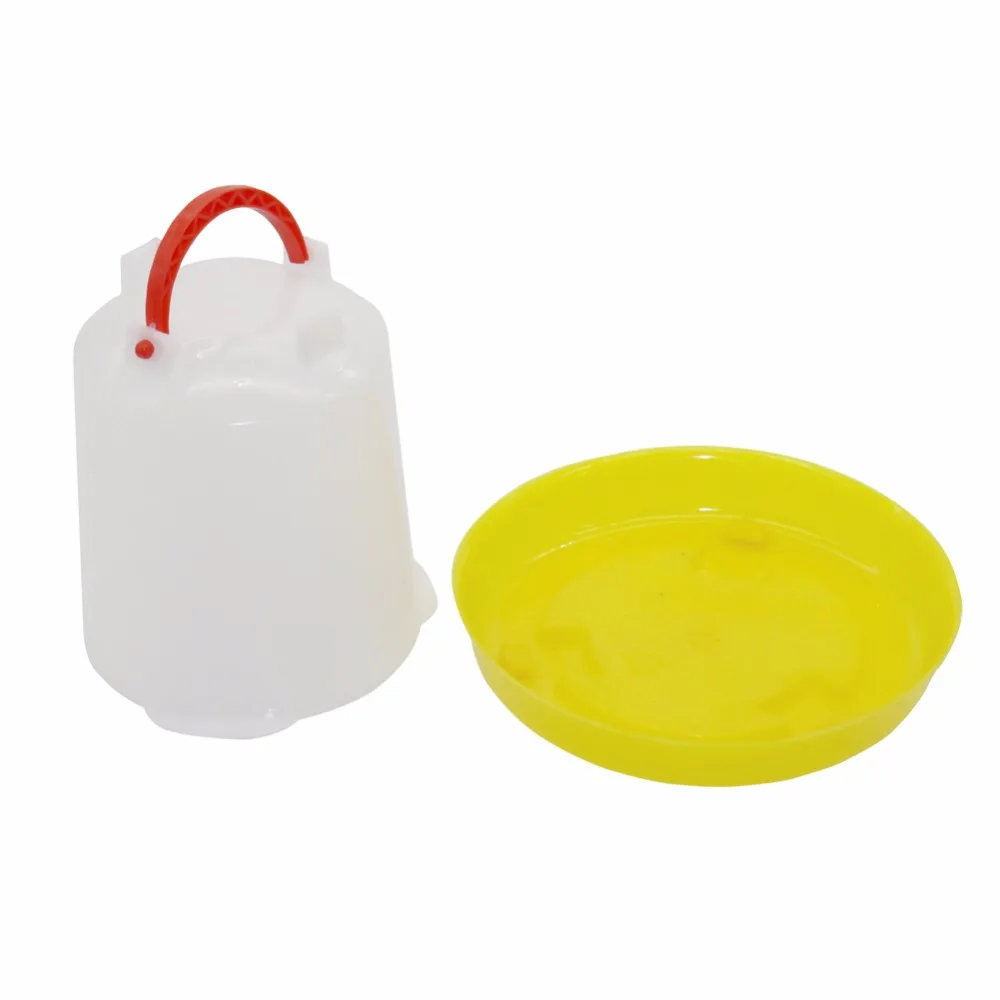 Cubo de agua para pollo, bebedero automático para pollitos, gallina, gallo, gallina, aves de corral, codorniz, Paloma, suministros de alimentación, 17x14cm, 1KG - imagen 4