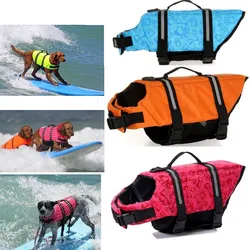 Chaleco salvavidas para perros con estampado verano – seguridad