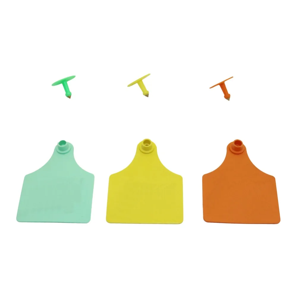 Etiqueta personalizada para oreja de oveja, oreja con etiqueta para impresión láser, nombres, número de teléfono, logotipo de cerdo, ganado, conejo, granja, 100 Uds. - imagen 5