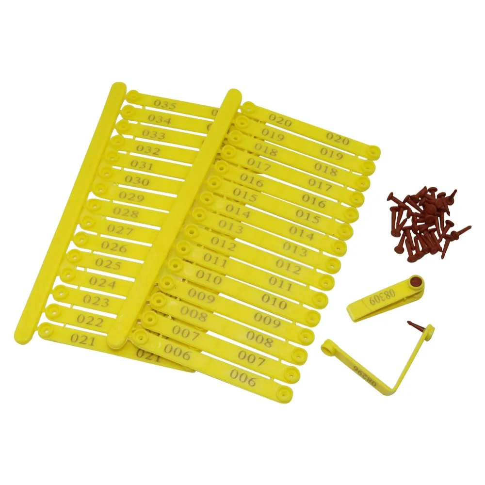 100 unids/lote anillo de identificación de alas de pollo pájaro codorniz paloma pato ganso pollo alas identificador aves de corral granja pollito alas anillo - imagen 4