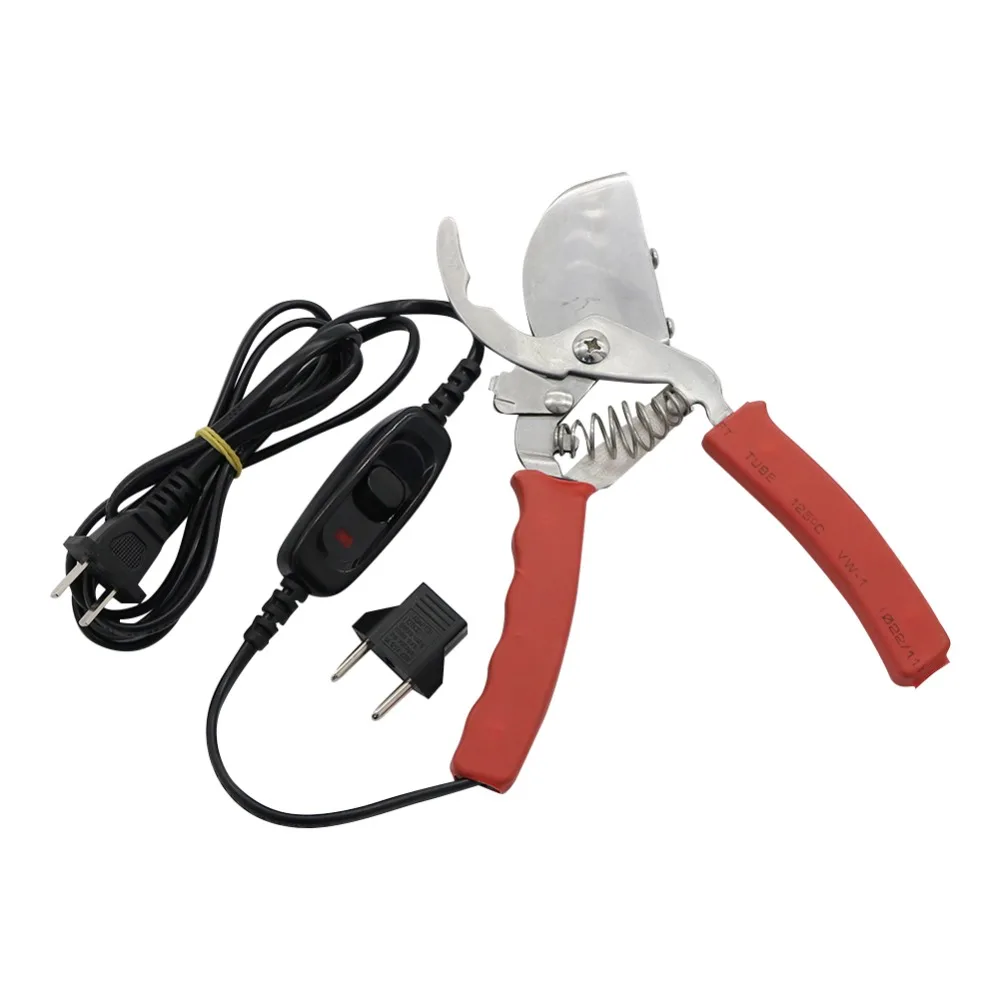 Abrazadera de cola de Electro calentamiento, cortador de cola de cerdo, oveja y cabra, alicates de corte, equipo de granja, 1 pieza - imagen 3