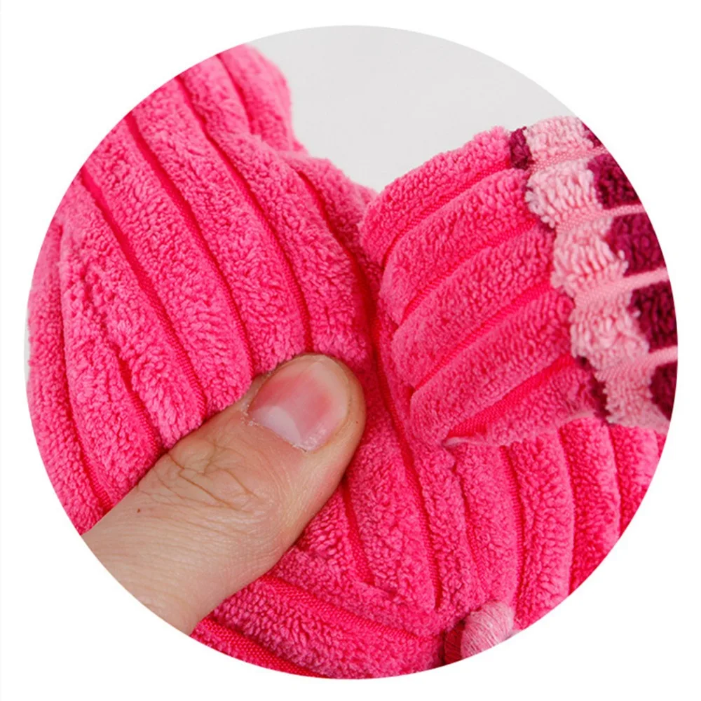 Juego de juguetes con forma de Animal para perros, juguetes grandes sin relleno, conejo, Honking, ardilla, masticar, perro chirriante, Pájaro Rojo - imagen 2