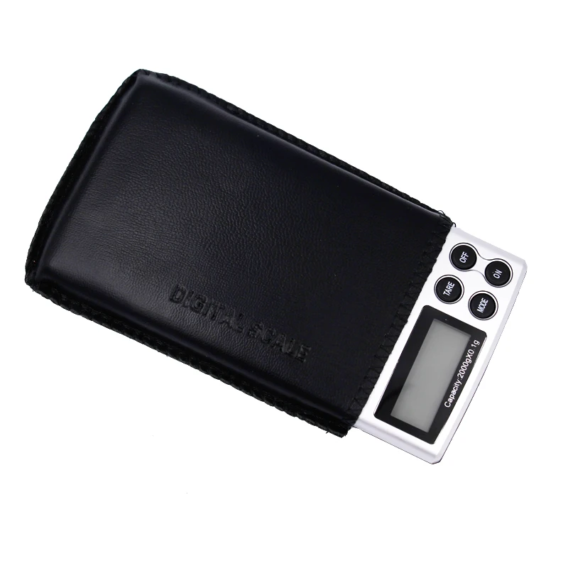 Báscula Digital de 2000g y 0,1g, Mini balanza eléctrica de bolsillo, báscula de gramos para joyería con retroiluminación, 40% de descuento - imagen 3