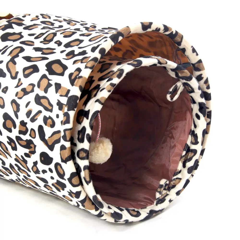 Túnel plegable para gatos, juguetes para gatitos, producto divertido para mascotas, Envío de 2 agujeros, EE. UU./AU/Inglaterra/Francia/Alemania - imagen 2