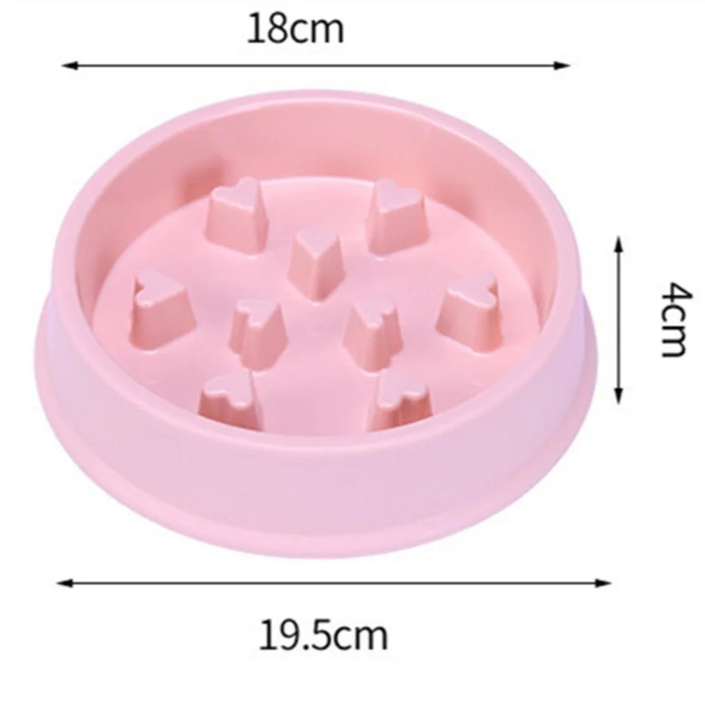 Cuenco de plástico antiasfixia para perro y gato, alimentador lento para mascotas, plato para comer, plato para comida, antigoteo, nuevo - imagen 4