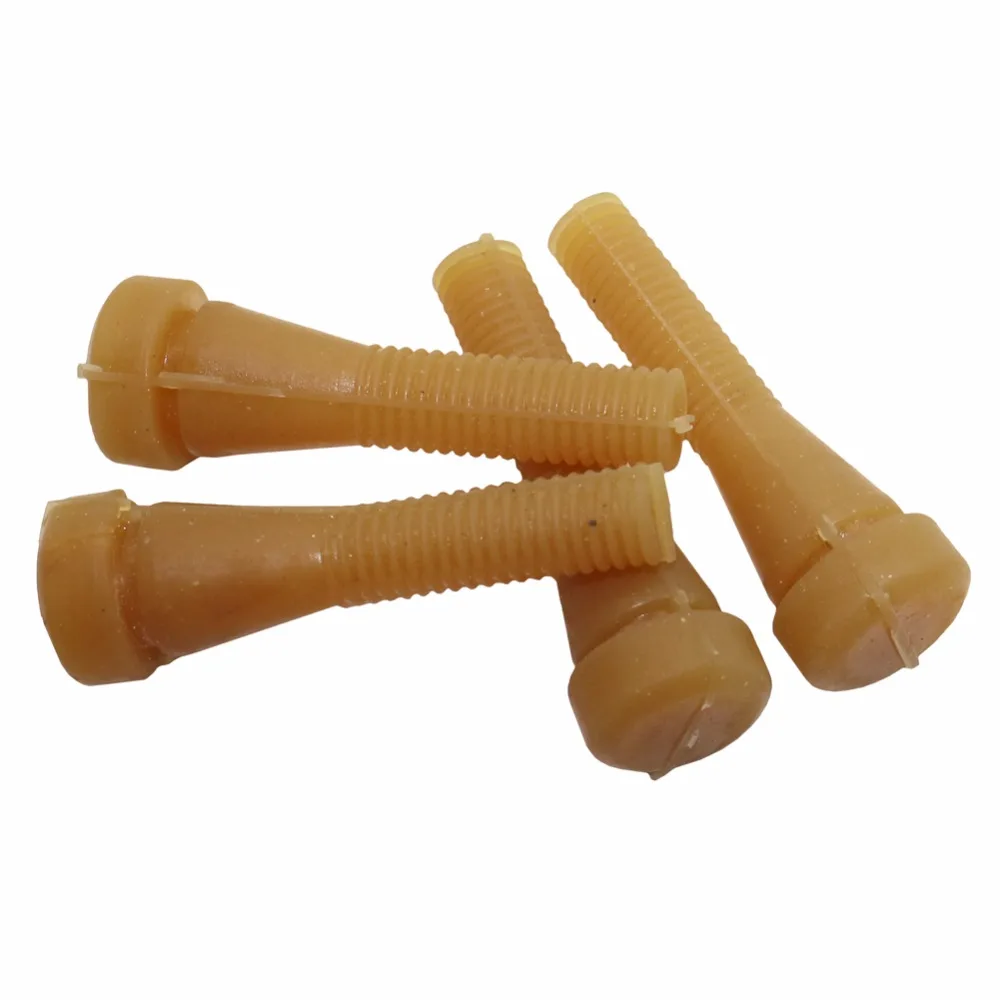 50 Uds varilla de goma para aves de corral paloma codorniz longitud 6,2 cm máquina de eliminación de dedos de goma desplumador de pegamento - imagen 5