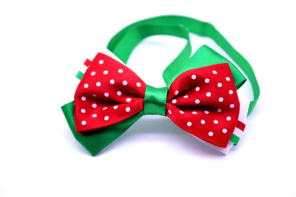 DHL Wholease 500 Uds. Pajarita navideña para perros y gatos, pajarita para perros, corbatas, accesorios para Collar, decoración navideña, suministros para el cuidado de mascotas