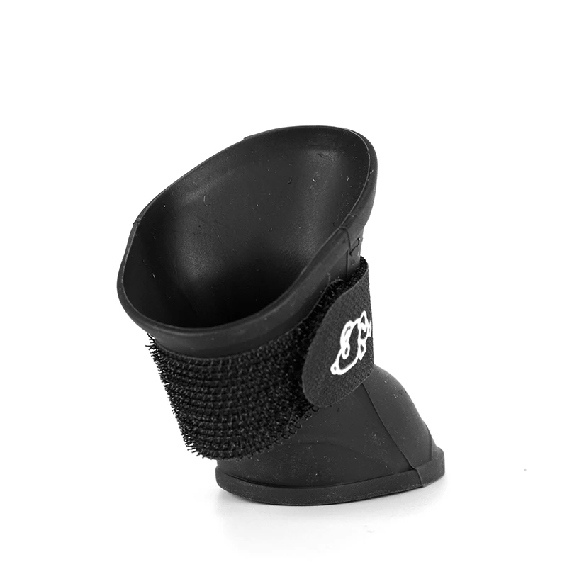 Botas de lluvia impermeables para perros y gatos, zapatos de goma suave, colores caramelo, S/M/L, 4 unidades por juego - imagen 4