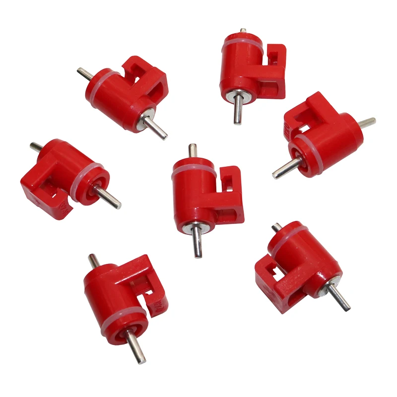 Bebedero para pezones de pollo tipo bola de aves de corral, línea de riego automático, bebedero asociado para granja de capas de asado, 50 Uds. - imagen 3