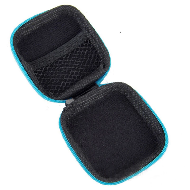 Bolsa de almacenamiento de auriculares con cierre de cremallera, contenedor protector de Cables USB, organizador de viaje, estuche para cargador de llaves, caja de dinero para monedas - imagen 5