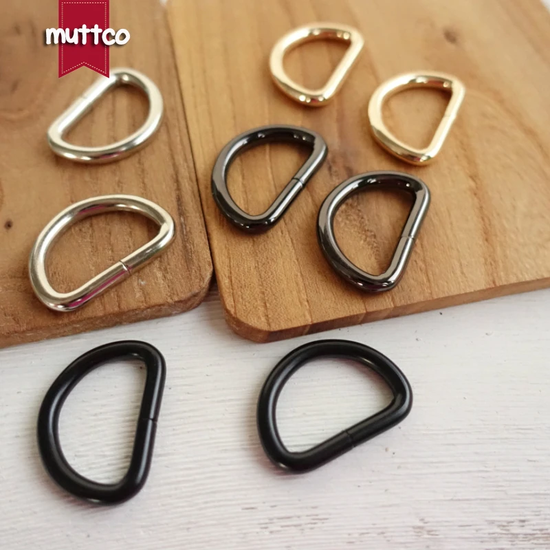 1 unidad DIY para Collar de perro 2,5 cm costura de equipaje botones manuales hechos a mano anillo en D semi anillo hebilla accesorios 4 colores - imagen 5
