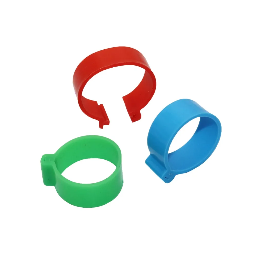 Anillos de Clip tipo hebilla para aves de corral, suministros de alimentación de codorniz, pollo, pato, ganso, diámetro interno de 25mm, 25mm, 600 Uds. - imagen 2