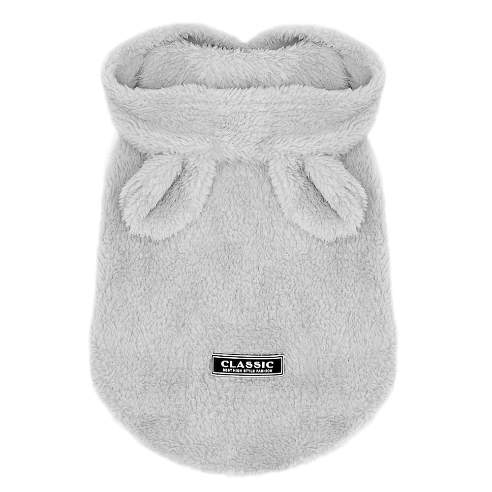 Ropa bonita para gatos, abrigo de lana para invierno para cachorros y mascotas, Sudadera con capucha para gatitos, ropa cálida para perros pequeños, disfraz para gatos Chihuahua Yorkshire - imagen 4