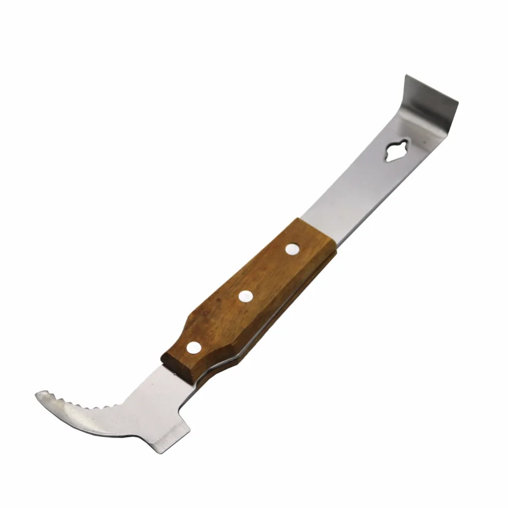 Cuchillo de raspado de miel con mango de madera, herramienta de colmena multifuncional, equipo de apicultura, suministros de apicultura, 1 unidad - imagen 3