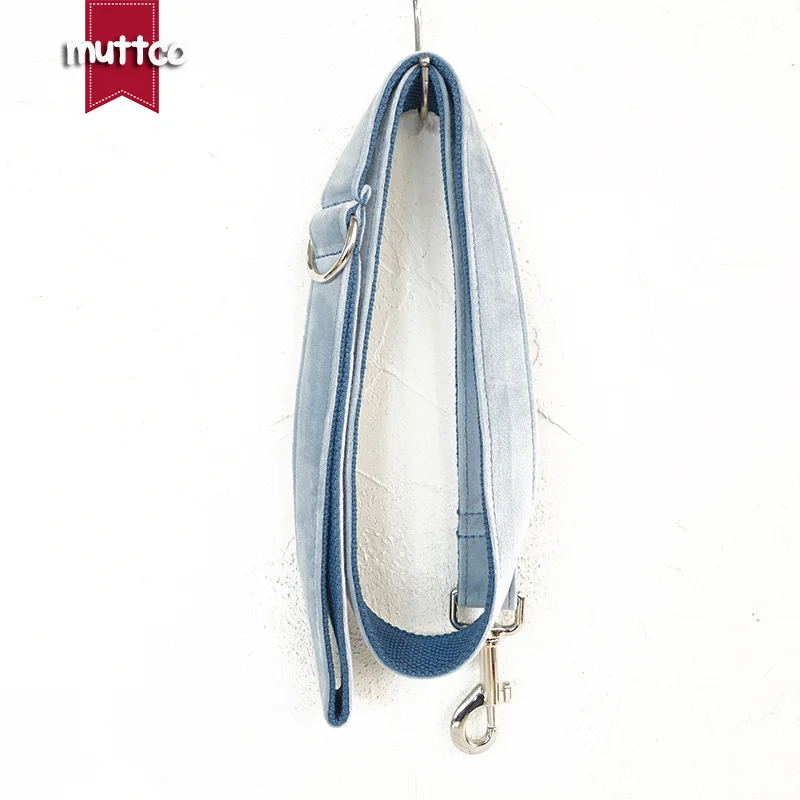 MUTTCO collar de perro personalizado individual THE POWDERBLUE collar duradero para mascotas para tu casa mascota 5 tamaños UDC081 - imagen 2